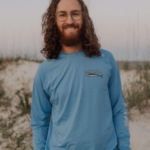 longs sleeve blue shirt